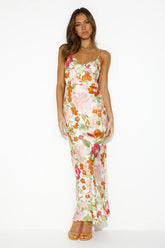 Intriguing Girl Maxi Dress Pink
